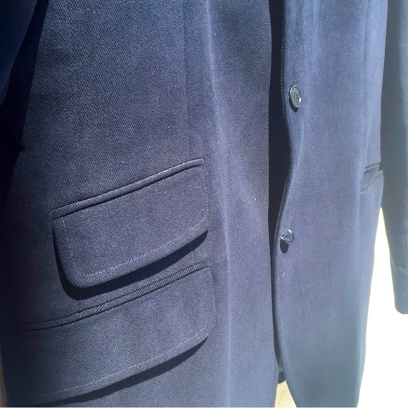 H by Hilfiger Blue Sports Coat - Picture 3 of 8